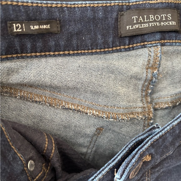 Talbots slim ankle jeans women’s size 12 - Picture 3 of 4